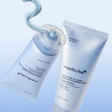 Почистваща пяна за лице с екзозомни капсули, AHA + PHA + BHA MediCube Zero Pore Clearing Capsule Cleansing Foam